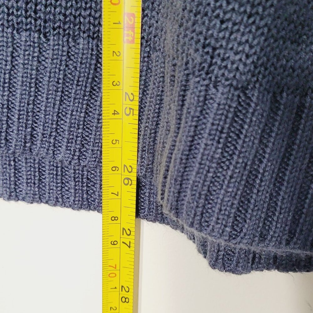 Jacqueline de Yong Women's Blue Crew Neck Pullover Long Sleeve Sweater Size XL - Picture 9 of 11